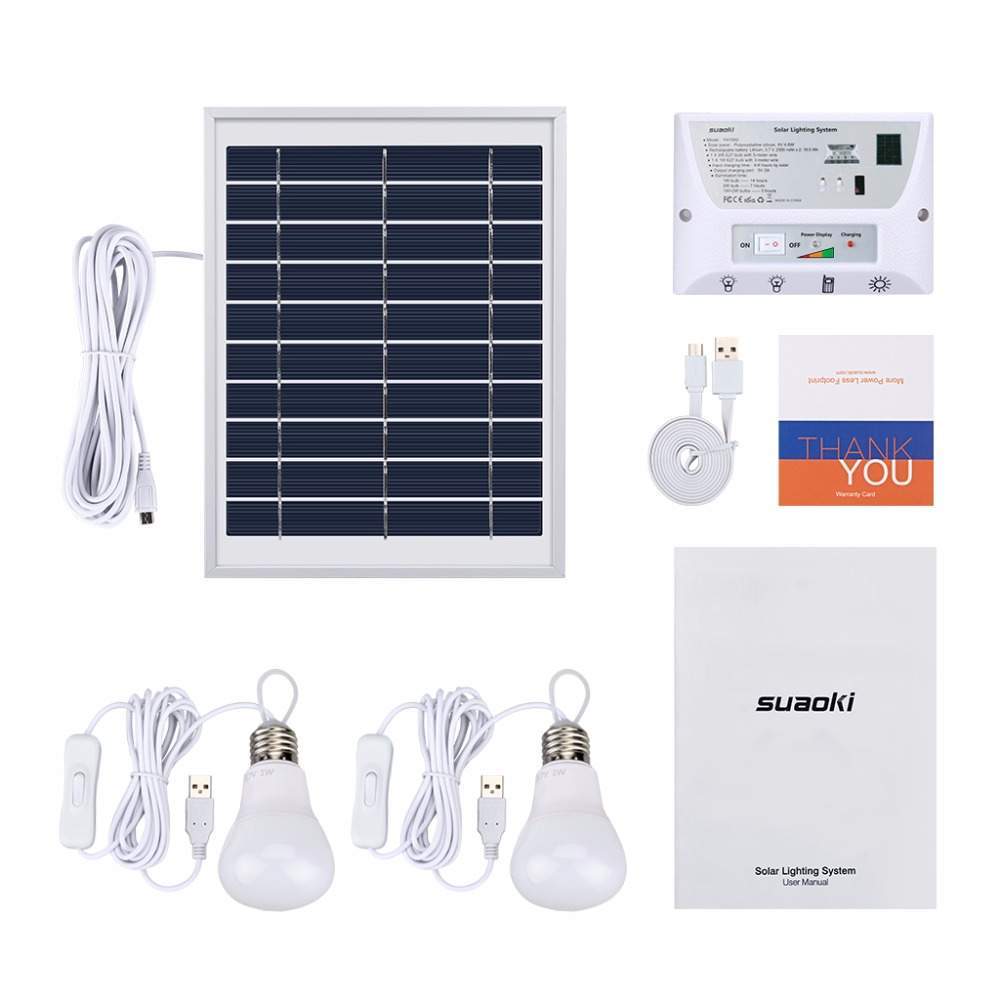 led beleuchtung garten elegant us 49 37 off suaoki solar lighting system controller portable emergency home light kit with solar panel 2 led bulbs 3 ports for camping in solar of led beleuch
