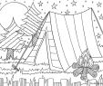 Ausmalbilder Garten Genial Camping Coloring Page for the Kids