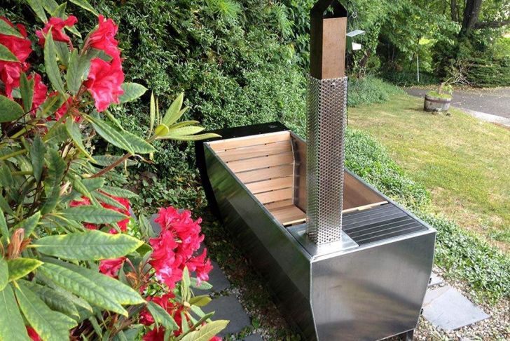 Badewanne Im Garten Luxus soak – Eine Beheizte Außenbadewanne Mit Stil