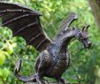 Bronzefiguren Garten Luxus Bronzefigur Drache Terrador
