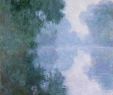 Claude Monet Garten Reizend Großhandel Claude Monet Gemälde Von Arm Der Seine In Der Nähe Von Giverny Im Nebel Handgefertigte Leinwand Kunst Für Schlafzimmer Hohe Qualität Von