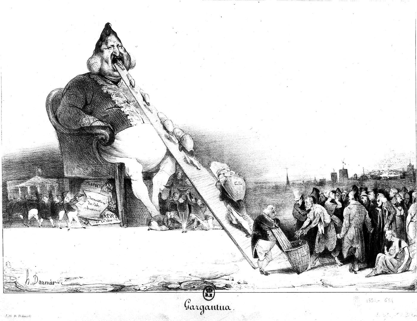 Honoré Daumier Gargantua