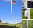 Fahnenmast Garten Luxus Flagmaster Aluminium Fahnenmast Europa 6 50m