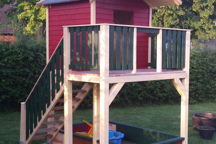 Garten Kinderhaus Reizend Spielturm Mit Treppe Bauanleitung Zum Selber Bauen