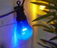 Garten Lampions Einzigartig Partylichterkette Led Outdoor 4 50m 10 X 5 Bunte Leds Klares Glas Schwarzes Kabel 5w