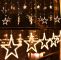 Garten Lichterkette Das Beste Von Led Vorhang Mit Beleuchteten Sternen 2 5meter 1meter Warmweiß Für Weihnachten Party Deko Schmuck Fensterdeko Schaufenster Girlande Dekoration