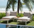 Garten Lounge Sessel Luxus Gemütliche Gartenlounge Aus Holz Metall Und Textil