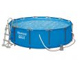 Garten Pool Bestway Neu Bestway Steel Max Pro Pool Set 366x100cm Pumpe Leiter