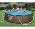 Garten Pool Bestway Reizend Bestway Steel Pro Max Pool Deluxe Series Rattanoptik Framepool 366x100 Cm