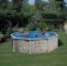 Garten Pool Guenstig Kaufen Elegant Rundbecken Set Steinoptik  460 X 120 Cm