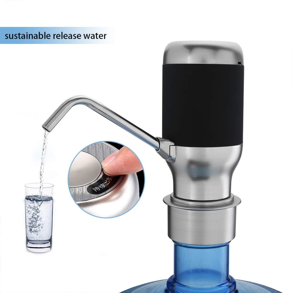 Tragbare Elektrische Wasser Flasche Pumpe Wireless USB Aufladbare Elektrische Automatische Trinken Dispenser Wasser Saug Drink