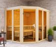 Garten Sauna Einzigartig Sauna Systemsauna Premiumsauna "nuri" Bronzierte Glastür