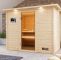 Garten Sauna Elegant Sauna "katja" Mit Bronzierter Glastür Und Dachkranz 9 Kw Bio Kombiofen Ext Strg