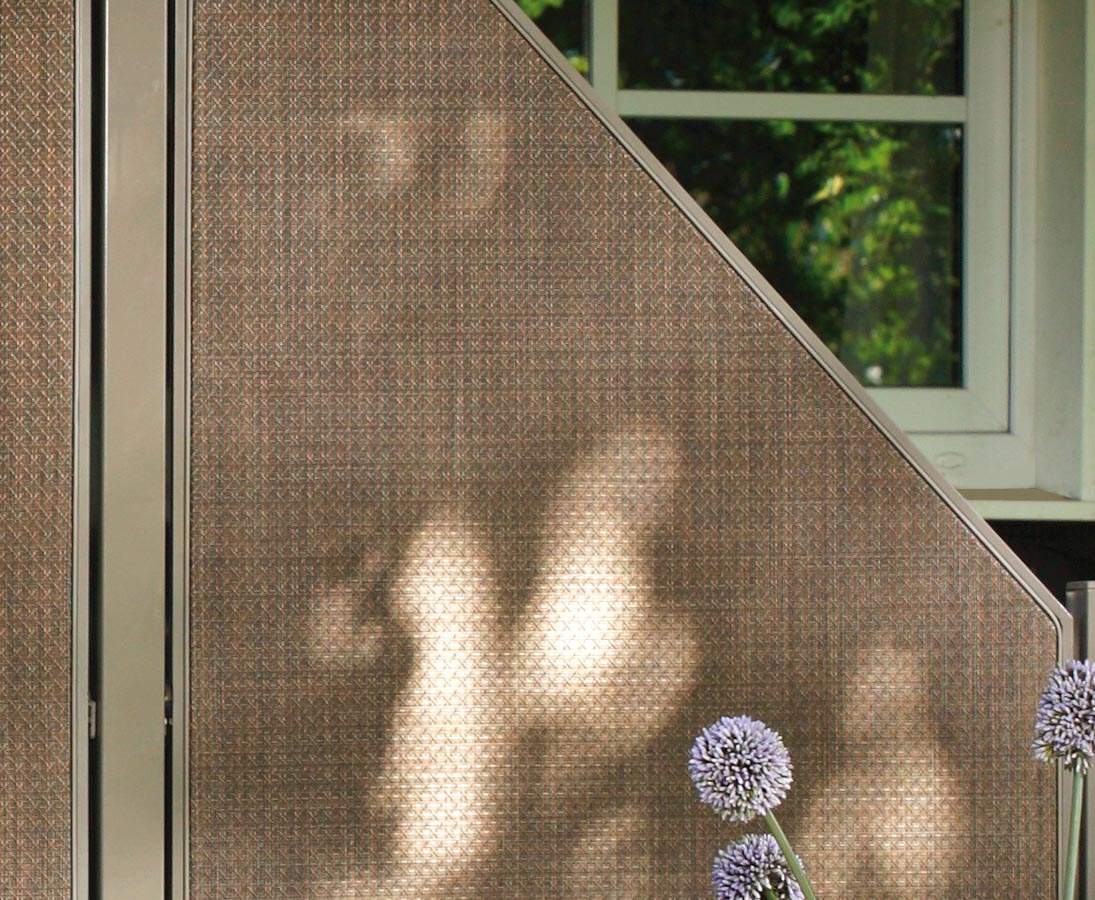 Sichtschutzwand Weave Luex Textil Bespannung 178 88cm bronze 18f1OqIgTNhudg