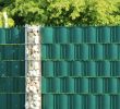 Garten Spalier Reizend Pvc Sichtschutzstreifen Doppelstabmattenzaun Longlife Grün