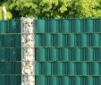 Garten Spalier Reizend Pvc Sichtschutzstreifen Doppelstabmattenzaun Longlife Grün