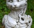 Garten Steinkunst Frisch Lady Kitty Büste