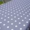 Garten Tischdecke Inspirierend Tischdecke Provence 130x150 Cm Grau Punkte Weiß Aus Frankreich
