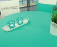 Garten Tischdecke Reizend Tischdecke Mit Fleckschutz Türkis Einfarbig Cleans Breite 180 Cm Oval