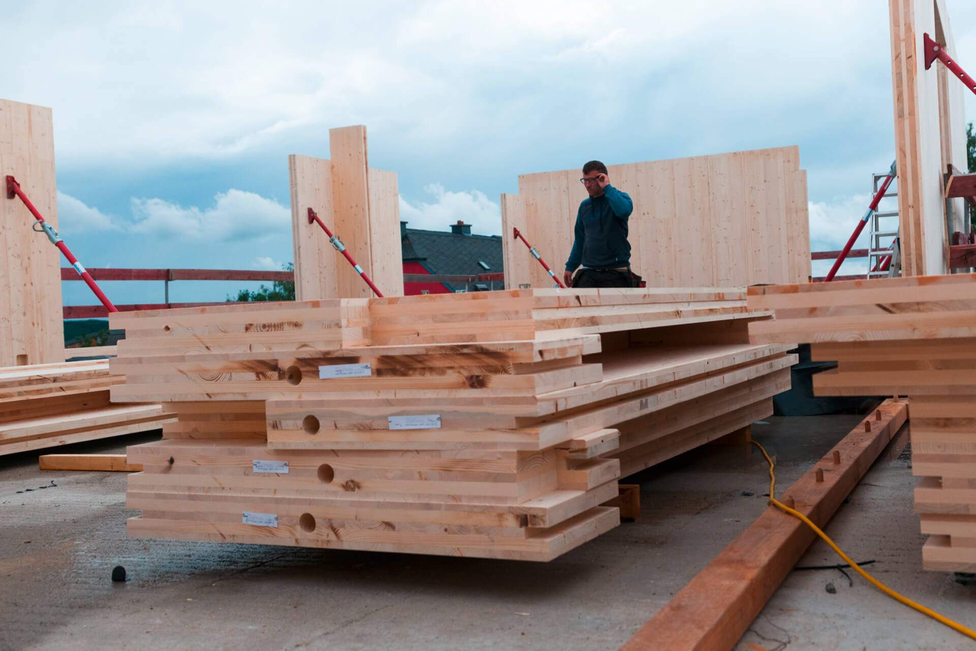 JANS holzbau solid wood construction wood ponents