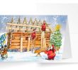 Holzhaus Kinder Garten Genial Lustige Weihnachtskarte Für Holzbau Branche Wie Zimmerei