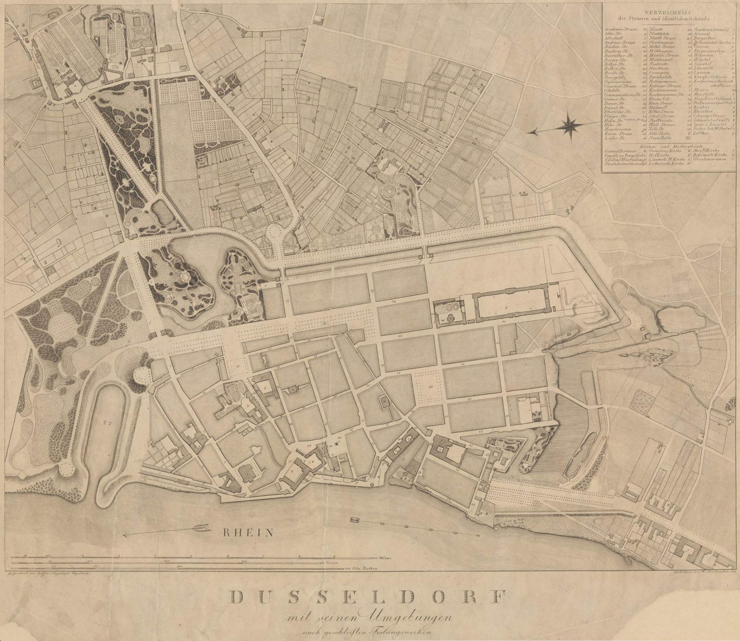 Düsseldorf und seine Umgebungen 1809