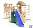 Kinderrutsche Garten Reizend Spielturm Kon Tiki Neo Turm Anbau Blaue Rutsche