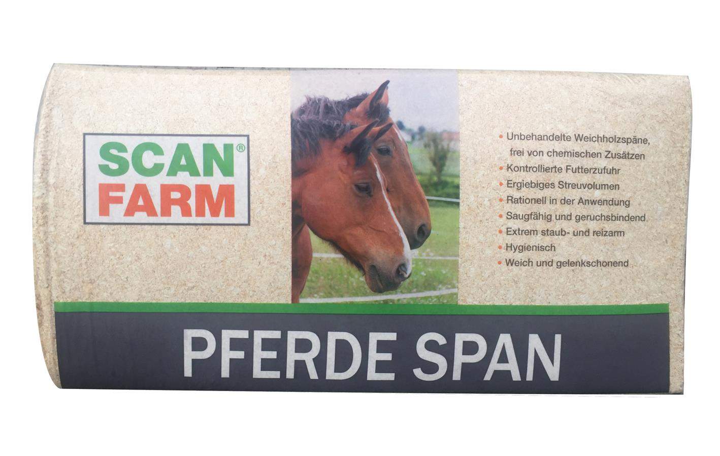 scanfarm pferde span premium streuspan 24 kg