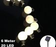 Led Lampen Garten Neu 20 Led 6 Meter solar Lichterkette Glühbirnen Matt Deko Warm Weiß solarbetrieben Zum Schmücken Deko Party Licht Beleuchtung
