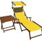 Liegestuhl Garten Frisch Gartenliege sonnenliege Gelb Liegestuhl Fußteil sonnendach Tisch Kissen Deckchair 10 302fstkd