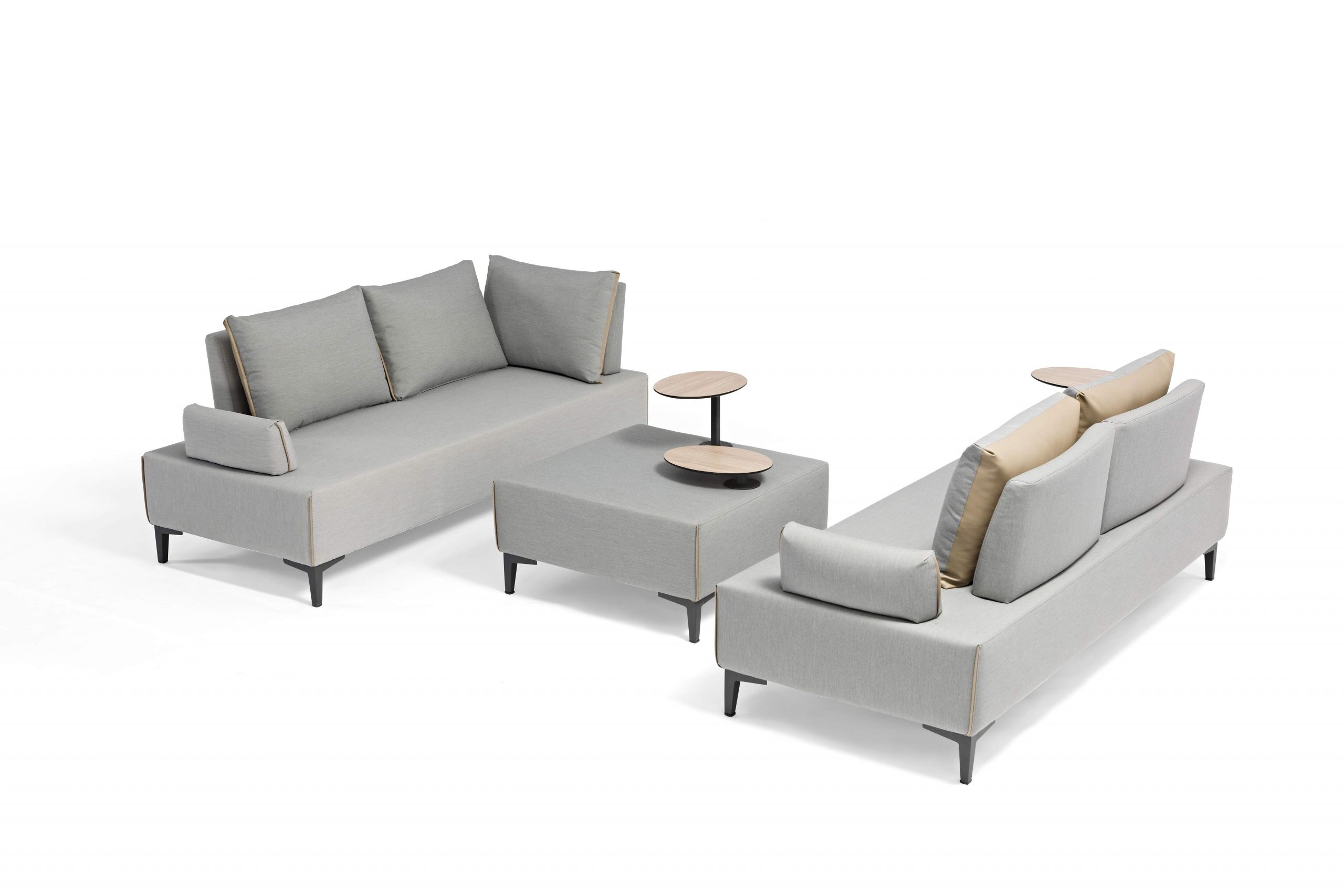 gartenmoebel aluminium textilene multifunktions lounge freedom anthrazit 06