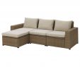 Lounge sofa Garten Elegant sollern 3er Sitzelement Außen Mit Hocker Braun Braun