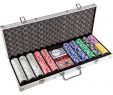 Mahjong Garten Luxus Pokerkoffer Pokerset Mit 500 Laserchips Aluminium