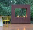 Moderne Feuerstelle Im Garten Das Beste Von Kodo Modern Outdoor Fireplace Corten Steel