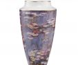 Monet Garten Elegant Porzellan Vase Lillies In the Water Von Claude Monet 16 5x30x16 5cm