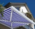 Norma24 De Aktionen Garten Und Balkon Luxus Home Deluxe Led Vollkassettenmarkise Elos V2 Marineblau Weiß 500 X 300 Cm