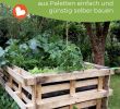 Paletten Im Garten Neu Hochbeet Selber Bauen Einfach Und Preiswert Aus Paletten