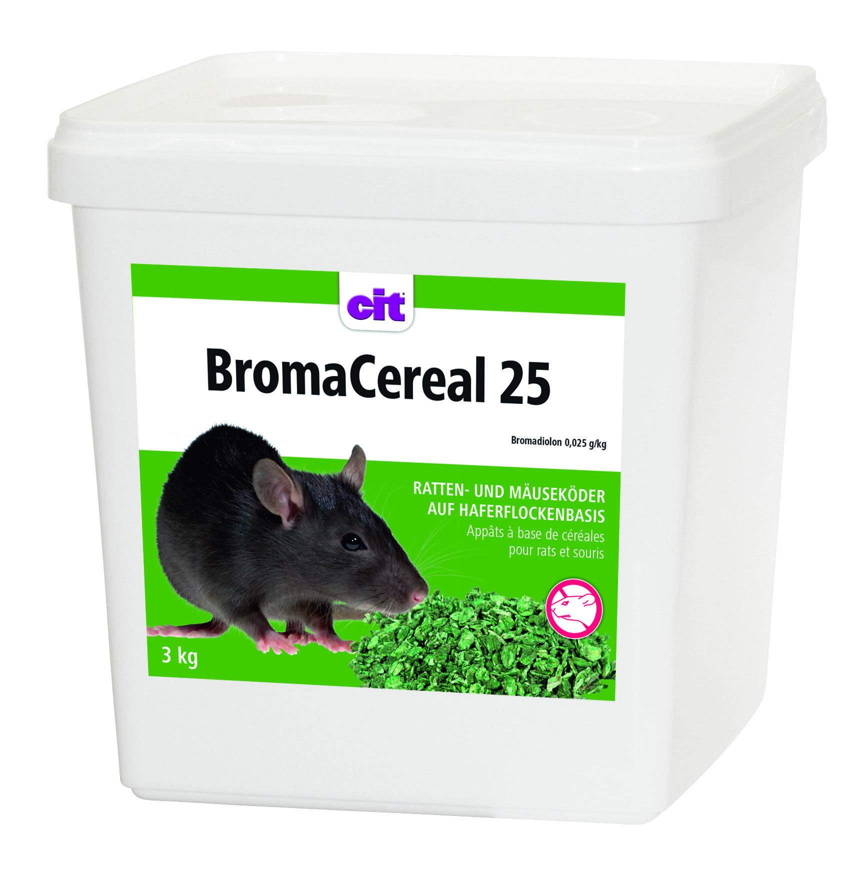 BromaCereal 25 Ratten und Maeusekoeder auf Haferflockenbasis