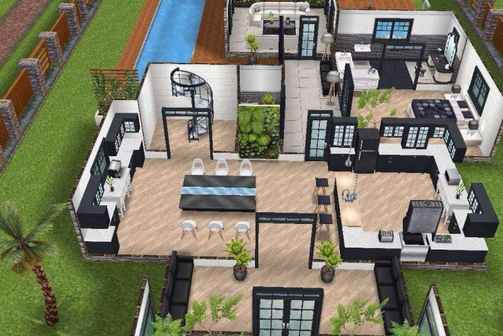 Sims 3 Design Garten Accessoires Schön House 77 Ground Level Sims Simsfreeplay Simshousedesign