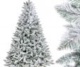 Weihnachtsdeko Garten Neu Künstlicher Weihnachtsbaum Fichte Natur Weiss Mit Schneeflocken