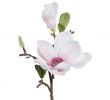Wohnen Und Garten Landhaus Luxus Kunstblume Künstliche Magnolie Weiß Rosa Mit 1 Blüte Und 1 Knospe H 37cm Gasper