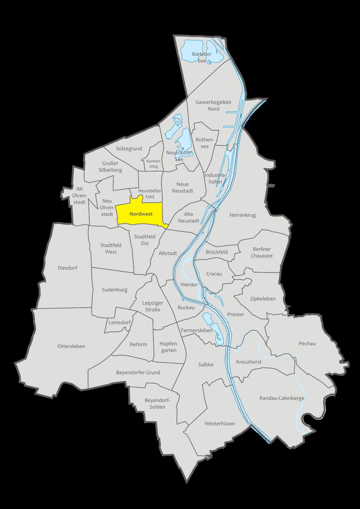 1200px Magdeburg administrative districts Nordwest locationg